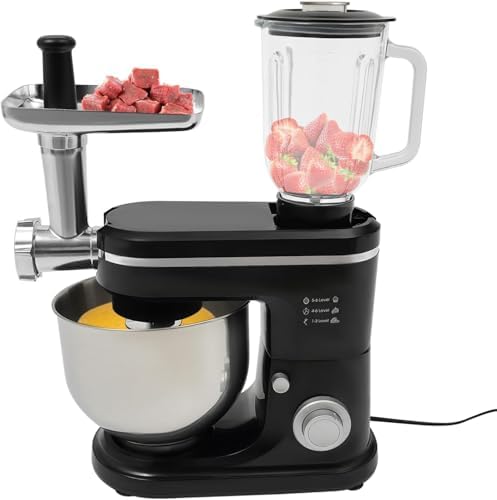 DENX DX3201 Multi-Functional Stand Mixer, 1500W, 6L Capacity, 6 Speed Settings, Durable Build, Perfect for Baking, Mixing, and Whipping