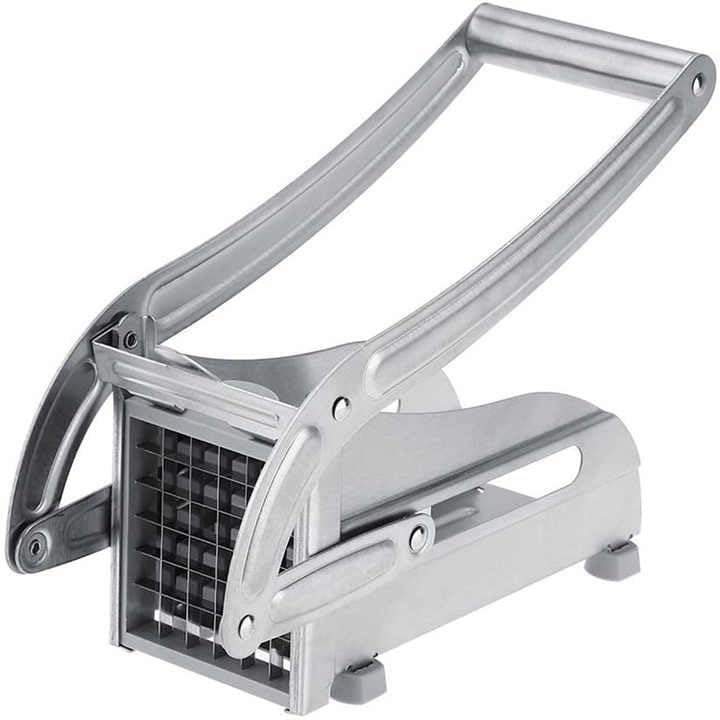DENX Stainless Steel French Fry Cutter, Model DX2026, Manual Vegetable Slicer for Kitchen