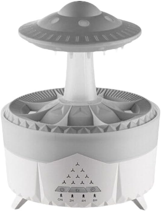 DENX UFO Aromatherapy Diffuser, 350ml Water Tank, LED Light, 24V/10W, Model DX2543