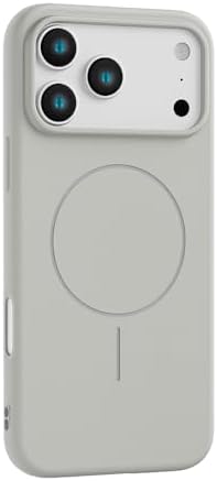 Inoova Magnetic Shockproof Case for iPhone 17 Air, TPU Silicon Cover, Military-Grade Drop Protection, Translucent Anti-Fingerprint Design Black