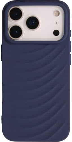 Inoova Magnetic Shockproof Case for iPhone 17 Pro Max, TPU Silicon Cover, Military-Grade Drop Protection, Translucent Anti-Fingerprint Design Blue